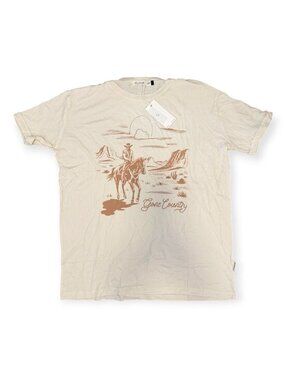 NWT The Laundry Room Gone Country Oversized Tee S (fits to XL) Cowboy MSRP $59